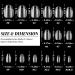 LuckForever 300pc Oval Gel Nail Tips - Short Clear Press On Nails for Acrylic Extensions | Full Cover Soft Gel Fake Fingernails - Buy Online on SooperMarket.com