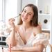 Jessup 14pcs Highend Makeup Brushes Set - Foundation Concealer Blush Contour Powder Eye Brush Makeup Sponge Cleaner Towel | Pearl White T333 - Buy Online on SooperMarket.com