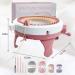 48-Pin Oversized Hand-Knitted Rotary Double Knitting Machine Set for Adult and Children - Buy Online on SooperMarket.com
