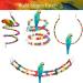 QIODAZOO Parrot Toys Bird Toy 7 Packs Birdcage Swings Bird Feeder Chewing Hanging for Conures Cockatiels Budgie Lovely Birds - Buy Online on SooperMarket.com