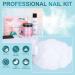 Cooserry 6oz Acrylic Nail Powder and Monomer Liquid Set - Clear Nail Kit with Professional Brush for French Nail Art - Perfect Christmas Gift - Buy Online on SooperMarket.com