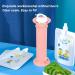 Squeeze Station 7pcs Baby Food Pouch Maker | Reusable Pouches | Portable DIY Fruit Puree Filler - Pink - Buy Online on SooperMarket.com