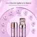 Gurelax Epilator for Women(Newest) Rechargeable Hair Removal Device Facial Epilator for Women 2-in-1 Electric Epilator & Shaver Portable Hair Rmoval for Face with a Velvet Bag Purple(2-in-1) - Buy Online on SooperMarket.com