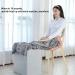 Buy Portable Electric Foot Warmer - Adjustable Temperature 45 Tilt Overheat Protection for Home & Office - Buy Online on SooperMarket.com