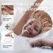 Satin Bonnet Silk Sleeping Cap - Reversible Large Hair Wrap for Curly Hair - Women/Girls Champagne+Coffee - Buy Online on SooperMarket.com