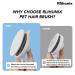 Rlihunix Self Cleaning Slicker Brush | Dog & Cat Grooming | Shedding & Mats Removal | Short & Long Hair | Blue - Buy Online on SooperMarket.com