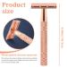 Premium Stainless Steel Double Edge Safety Razor for Men - Smooth Close Shave | Detachable Single Blade Razor - Buy Online on SooperMarket.com
