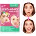 Acne Patch Pimple Patches Stars Heart-Shaped Acne Patches Hydrocolloid Dressing Cover Dots for Spots Pimple Patches Effectively Calms & Relieves Acne 156 Patches(12mm&8mm) - Buy Online on SooperMarket.com