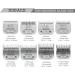 Premium Ceramic Blades for Dog Hair Cutters - Moser 45-50 Heiniger Andis Easter A5 KM10 - Size 40# 0.25mm (2 Pieces) - Buy Online on SooperMarket.com