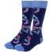 Set of Stitch Socks Blue White and Grey 3 Pairs Size 40 to 46 Long Socks in Cotton Polyamide and Elastane Original Product Designed in Spain Multicolored 40-46 - Buy Online on SooperMarket.com