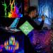 12 Colors Glow in The Dark Pigment Powder 20g/0.7oz - Non-Toxic Luminous Powder for Epoxy Resin, Slime, Nails, Paint, Halloween Art and Crafts - Buy Online on SooperMarket.com