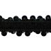 Black Metallic Stretch Sequin Trim by the Yard - 2 Row 7/8 | 5 Yard Cut - Buy Online on SooperMarket.com