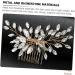 Didiseaon hair European and American headgear manual crystal modeling Accessories rhinestones Metal decorate Hair piece wedding bride comb accessories hairpin hair comb Miss - Buy Online on SooperMarket.com