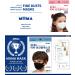 Buy KF80 Kids Face Masks (Pack of 10) - No Ear Hurts Weightless Made in Korea Ages 2-5 - Disposable Respirator Black & White for Boys & Girls - Buy Online on SooperMarket.com