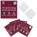 8 Pads Hydrogel Pads for Breastfeeding Soreness Support - Immediate Relief Nipple Gel Soothing Pads - Easy Apply Gel Nipple Pads for Breastfeeding - Reusable Form Adjusting Breastfeeding Gel Pads