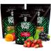 Fruity yerba mate set | Yerba mate with fruits | Verde Mate Green Mango & Maracuya Melocoton Very Strawberry | Brazilian yerba mate green | Mild taste | Natural coffeine | Yerba mate tea | 3x500g