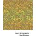 Hemway Premium Ultra Sparkle Glitter 100g - Gold Holographic Fibre | Arts, Crafts, Nails, Cosmetics, Resin | 3.5oz Metallic Flake - Multi Purpose, Festival Ready - Buy Online on SooperMarket.com