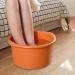 Colcolo Foot Bath & Spa Pool - Durable Foot Soak Bucket with Handles for Home Pedicure - 27.9 x 19.1 cm Orange - Buy Online on SooperMarket.com