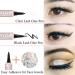 Eyelash Glue Pen 2 in 1 Self-Adhesive Liner | Waterproof Latex-Free Formula for Strong Hold | Ideal for False Lashes - Pearl&Diamond-Black Packaging - Buy Online on SooperMarket.com