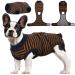 Kuoser Dogebody after op dog body after castration male bitch dogbody after op bitch breathable body for dogs after op leakage protection dog anti-wound licking op body dog brown m (1 Pack) brown striped