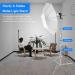 EMART 9.2ft Stainless Steel Light Stand - Heavy Duty Tripod Stand for Studio Softbox, Monolight, Umbrella, and More - Photography 1 Pack - Buy Online on SooperMarket.com