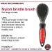 Mikki Nylon Bristle Brush - Gentle Matt and Tangle Remover for Dogs and Cats - Soft Grooming Brush in Black Teal - Size S - Buy Online on SooperMarket.com