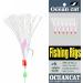 Fishing Rigs 6 Hook Set Rainbow Skin Silk String Hook Lure Bait Rig Tackle - Available in 5/10/25/50/100 Packs - Buy Online on SooperMarket.com
