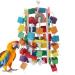 MQUPIN Large Bird Parrot Toys Colorful Wooden Blocks of Different Shapes Chew Parrot Toys 22 Inch Natural Wooden Block Parrot Toys for African Greys Amazons Cockatoos and Macaws large parrot toys M-12inch