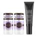 Lavanila Vanilla Lavender Aluminum Free Deodorant 2-pack + Charcoal Brush-On Underarm Detox Mask - Make the Switch to Natural Deodorant