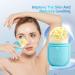 Buy Ice Roller for Face & Eye | Skin Care Kit to Brighten Skin Reduce Fine Lines & Pores - Blue - Buy Online on SooperMarket.com