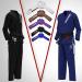 KOMBAT Jiu Jitsu BJJ Premium Belts | Pro Grade with Sleeve Bar & Ranking Stripes | Durable A5 White | IBJJF Competition Approved - Buy Online on SooperMarket.com