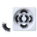 HICOCU 25mm Lashes Mink 3 Pairs False Eyelashes Dramatic Look lashes 25mm Set Pack 3D Lashes Long Volume Mink Eyelashes HX-06