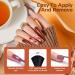 Modelones 20 Colors Gel Nail Polish Kit - Fall Pink Brown Nude Orange with Glitter | Glossy & Matte Top Base Coat for DIY Nail Art Gifts - Buy Online on SooperMarket.com