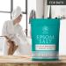 Epsom Bath Salt 35 Oz with Peppermint Essential Oil | 100% Pure Magnesium Sulphate Crystals for Skin Care & Relaxation - International Shipping - Buy Online on SooperMarket.com