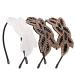 Noverlife 1920s Flapper Headbands 3PCS Set for Women - Rhinestone Beaded Vintage Hair Accessories (Navy Blue/White/Black/Gold) - Buy Online on SooperMarket.com