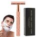 Premium Stainless Steel Double Edge Safety Razor for Men - Smooth Close Shave | Detachable Single Blade Razor - Buy Online on SooperMarket.com