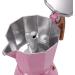 Latte Mocha Coffee Italian Moka Espresso Cafeteira Percolator Pot Field Coffee 300 ml Pink - Buy Online on SooperMarket.com