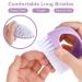 Cobee Hand Nail Brush 2-Pack | Durable Stiff Bristles Nail Cleaner for Men | Deep Cleaning Scrubber (Green & Purple) - International Shipping Available - Buy Online on SooperMarket.com