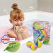 Inkee Rainbow Bath Bombs 3-Pack | Fragrant Kids Bath Time with Almond Oil & Colorful Layers - Buy Online on SooperMarket.com