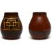 Mate Green Calabasse for Yerba Mate Brown Black Yellow 350 ml - Buy Online on SooperMarket.com
