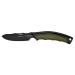 Camillus 19286 BT-8.5 Hunting knife including ballistic nylon sheath 8.9 cm carbonitride Titanium Aus-8 steel blade GfN/TPE handle black/green 21.6 cm