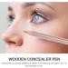 OSALADI 4pcs Scar Cosmetic Concealer Pen Makeup Waterproof Highlighter Professional Pens Brow Eye Wooden Ivory - Buy Online on SooperMarket.com