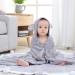 Hilmocho Baby Bath Towel with Hood | Ultra Soft Coral Velvet | 110x68CM Grey - Buy Online on SooperMarket.com