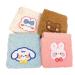 Healeved 4pcs Cups Reusable Tampon Kit First Storage Nursing Girl Pouch Bag Travel Money Cartoon Pouches Bunny Washable Women Coin Plush Menstrual Pad for Period Menstruation Decorative
