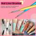 Saviland 12pcs Professional Nail Art Brush Set for DIY Gel Nail Design - Double-End Dotting & Painting Brushes for Nail Extension, Liner, & Pens - Buy Online on SooperMarket.com