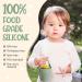 2 Pcs Collapsible Toddler Snack Cups 12oz - Spill Proof Silicone Bowls for Babies - Blue & Green - Buy Online on SooperMarket.com