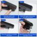 JIKIOU Badge Hole Punch - All-Metal Oval Heavy-Duty Tool for PVC ID Cards, Crafts, Paper Tags - 0.6 x 0.16 inch Elliptical Aperture - Buy Online on SooperMarket.com