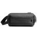 Tomtoc compact X-PAC SLING BAG 4L minimalist breast pocket shoulder bag shoulder bag for men and women water-repellent light small crossbody shoulder bag 4l/for iPad mini x-pac black