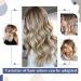 LAAVOO Light Brown Balayage Tape-in Hair Extensions - 35cm Real Hair #8/60/8 - 20PCS Invisible Tape | Premium Quality & Soft Texture - Buy Online on SooperMarket.com