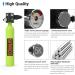 SMACO S300+ Portable Mini Dive Cylinder | 5-12 Minutes Capacity | Corrosion Resistant | Constant Pressure Valve | Refillable Pony Bottle - B-green - Buy Online on SooperMarket.com